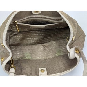 PRADA BN1841 LOGO JACQUARD CONVERTIBLE BAG